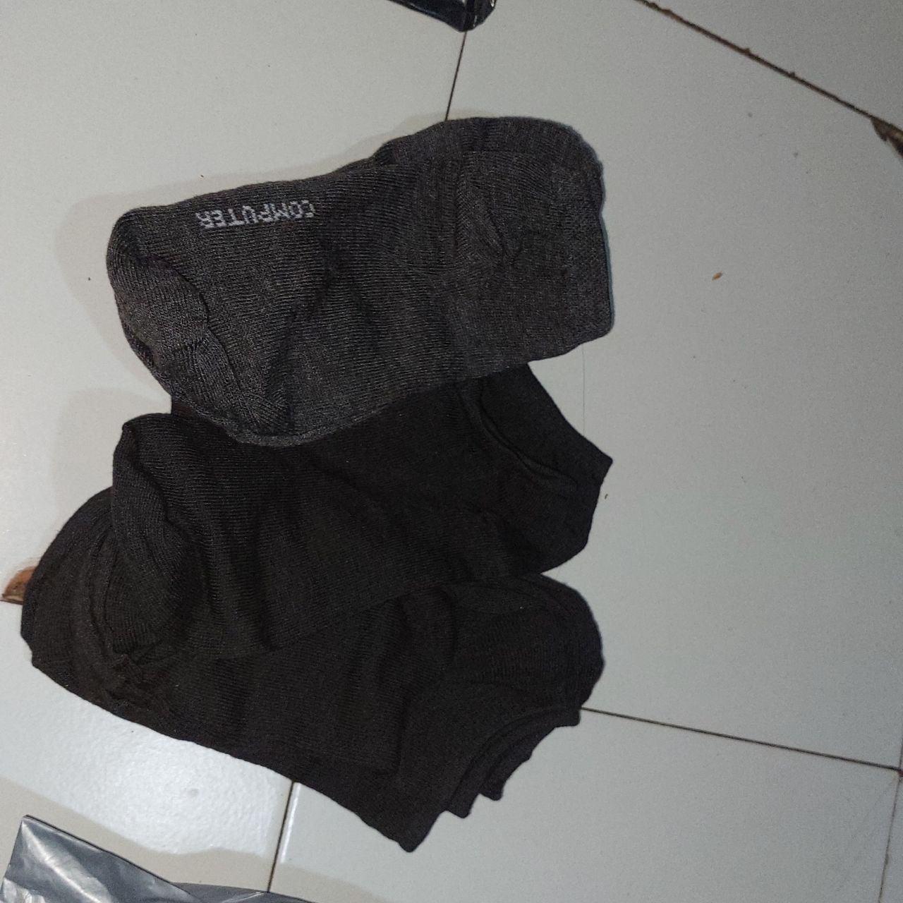 Paket 3 Pasang Kaos Kaki Pendek Unisex Lembut - Foto ulasan pembeli