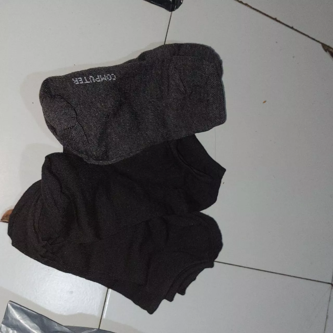 Paket 3 Pasang Kaos Kaki Pendek Unisex Lembut - Foto ulasan pembeli