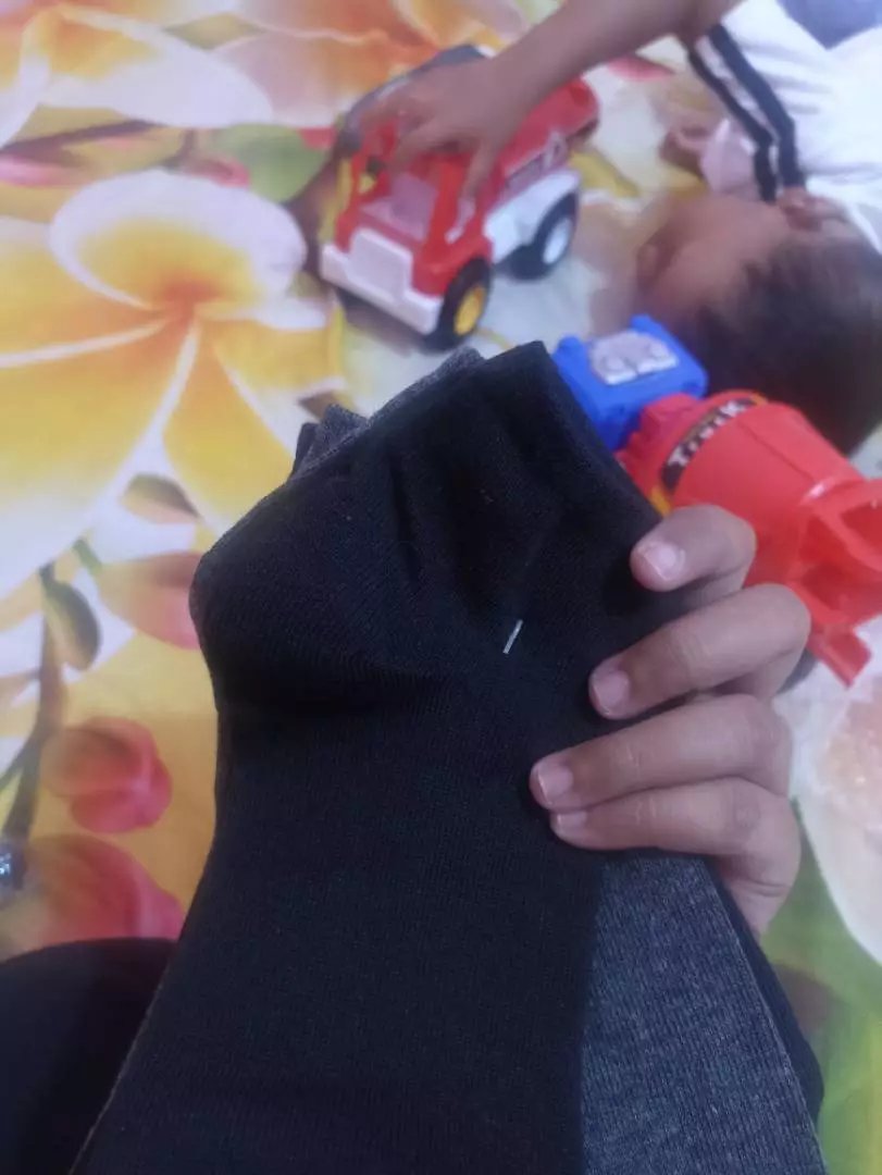 Paket 3 Pasang Kaos Kaki Pendek Unisex Lembut - Foto ulasan pembeli