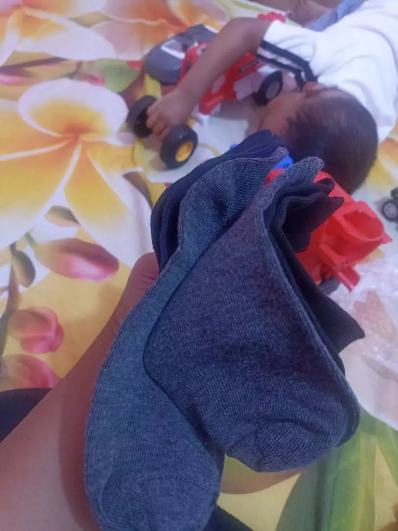 Paket 3 Pasang Kaos Kaki Pendek Unisex Lembut - Foto ulasan pembeli