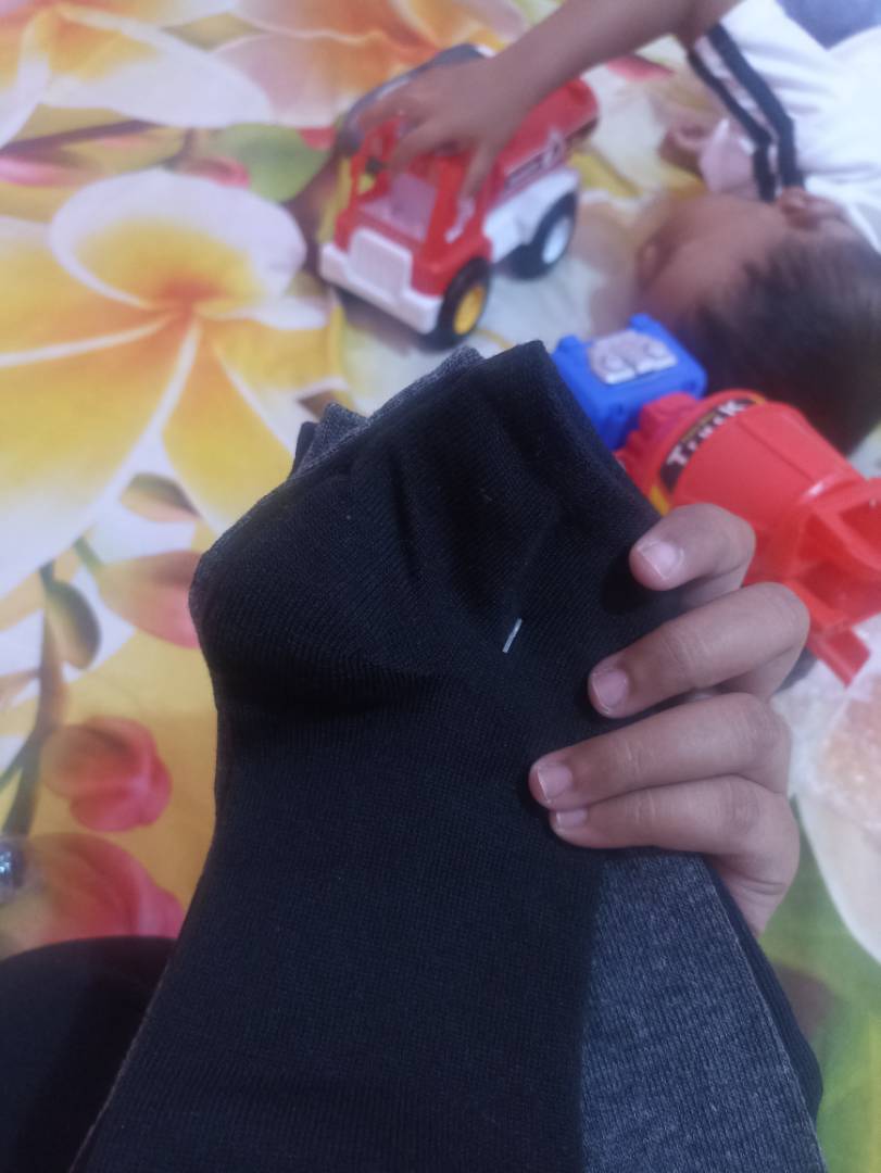 Paket 3 Pasang Kaos Kaki Pendek Unisex Lembut - Foto ulasan pembeli