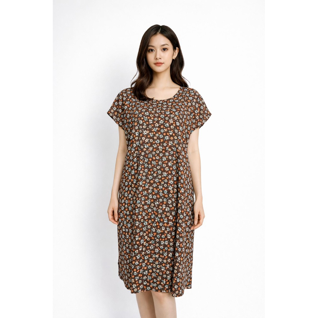 Paket 6 Pcs Daster Midi Bali Rayon Adem Halus - foto 5 dari 10, lrwanto_25