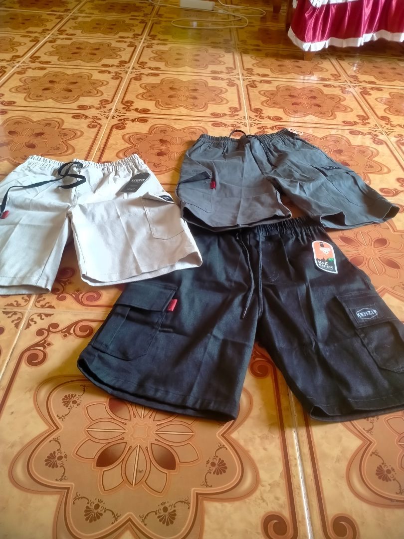 Paket Hemat 3/100 Celana Cargo Anak Laki-Laki 1-12 Tahun Nyaman Fleksibel 3 Warna - Foto ulasan pembeli