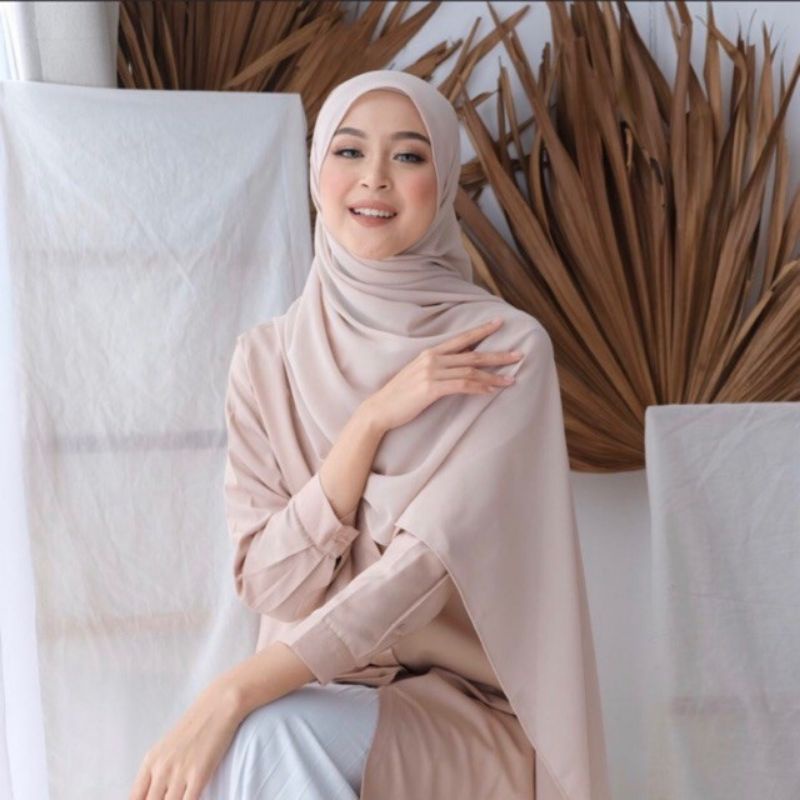PASHMINA CERUTY BABYDOLL PREMIUM 200X75 JAHIT TEPI - foto 1 dari 10