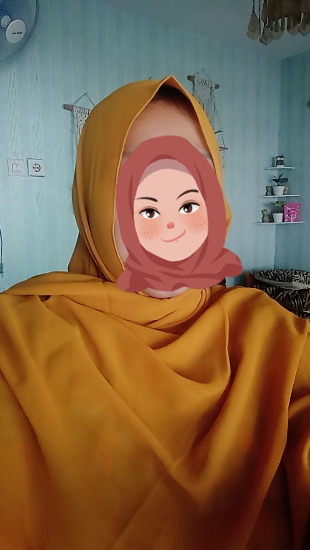 Pashmina Ceruty Babydoll Premium El Zahrana - Foto ulasan pembeli