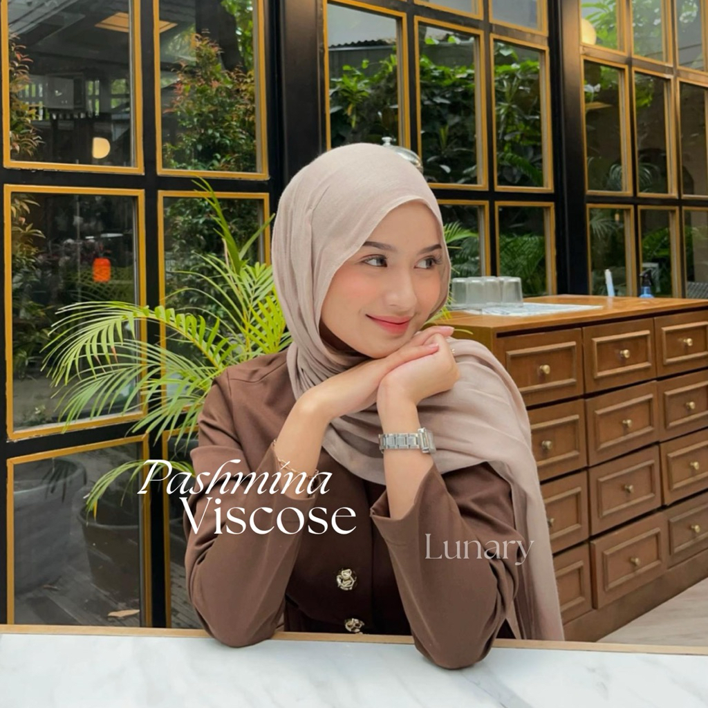 PASHMINA ARABIAN VISCOSE MODAL SHAWL 100% ORIGINAL - foto 1 dari 10