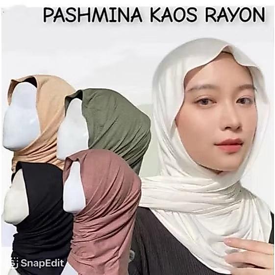 Pashmina Koas Rayon II Pashmina PE II pasmina koas rayon super OMAN Turkey Shawl - foto 1 dari 10
