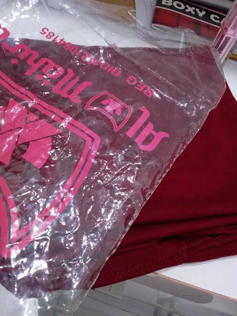 Pashmina Kaos Rayon Tencel Premium Free Poucth - Foto ulasan pembeli