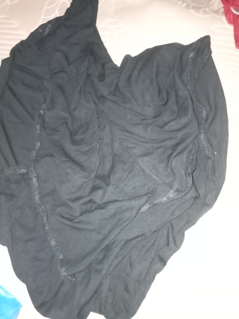Pashmina Kaos Rayon Tencel Premium Free Poucth - Foto ulasan pembeli
