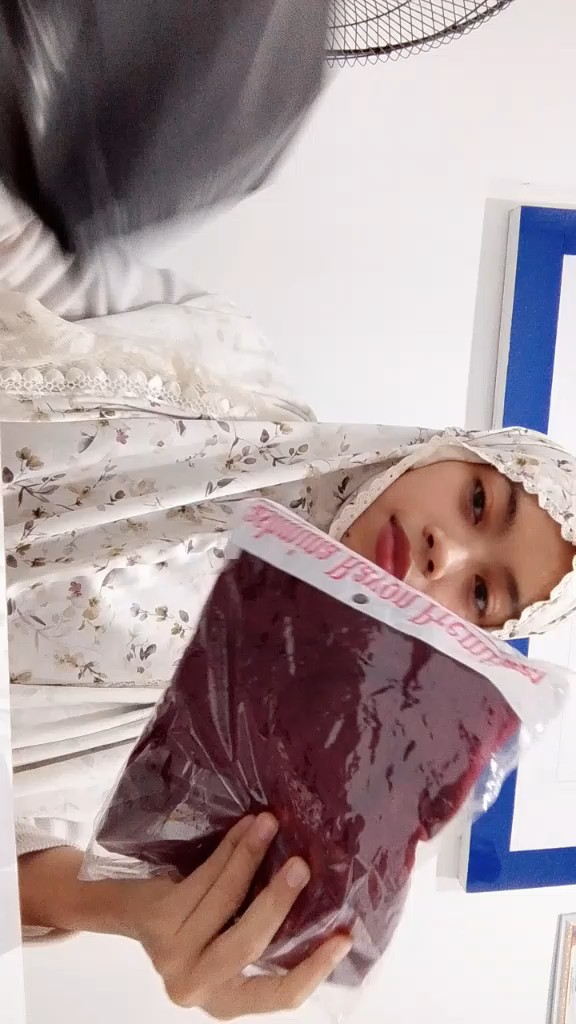 Pashmina Kaos Rayon Tencel Premium Free Poucth - Foto ulasan pembeli