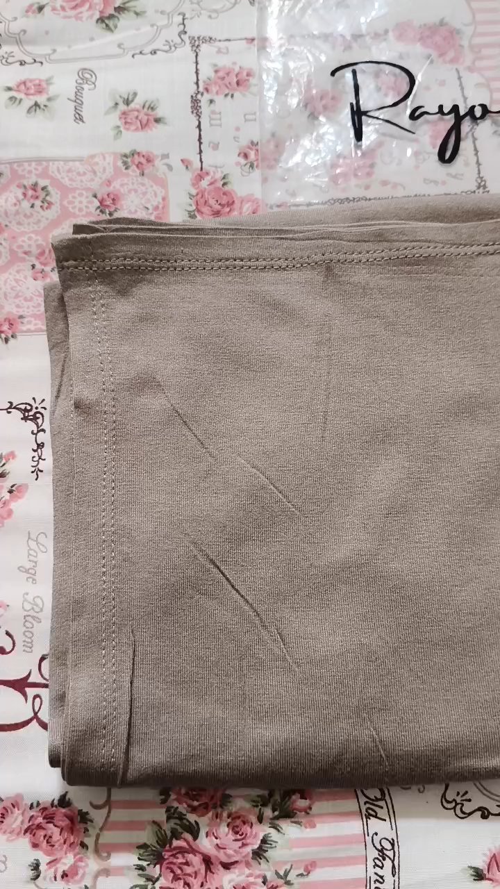 Pashmina kaos RAYON TENCEL premium FREE POUCH - Foto ulasan pembeli