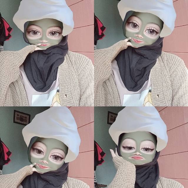 Pashmina Kaos Rayon/Pashmina Kaos Rayon Premium - Foto ulasan pembeli