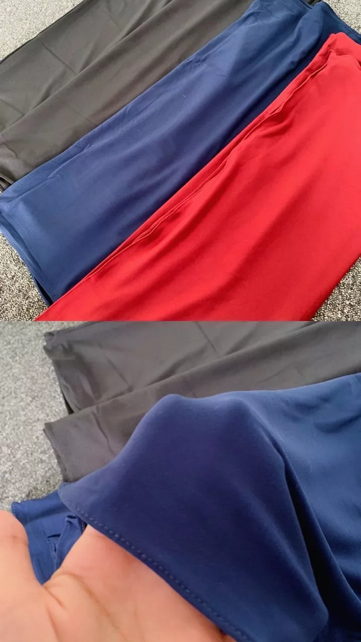 Pashmina Kaos Rayon/Pashmina Kaos Rayon Premium - Foto ulasan pembeli