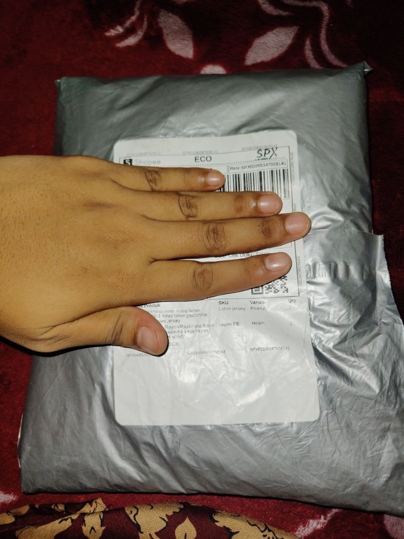 Pashmina Kaos Rayon PE Meleyot/Pashmina Kaos oman premium/pasmina kaos rayon Meleyot - Foto ulasan pembeli