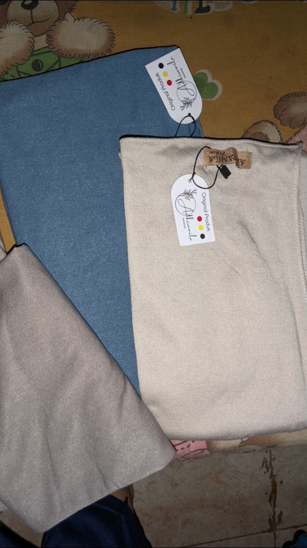 Pashmina Kaos Rayon Premium Adem Lentur - Foto ulasan pembeli