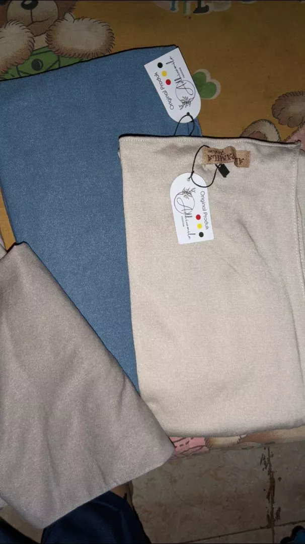 Pashmina Kaos Rayon Premium Adem Lentur - Foto ulasan pembeli