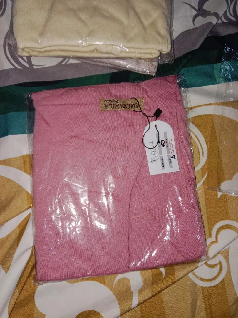 Pashmina Kaos Rayon Premium Adem Lentur - Foto ulasan pembeli