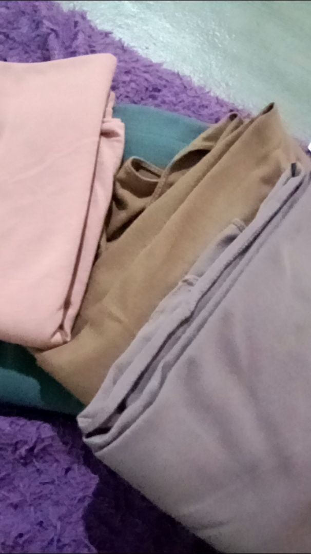 Pashmina Kaos Rayon Premium Adem Stretch 180x75 - Foto ulasan pembeli