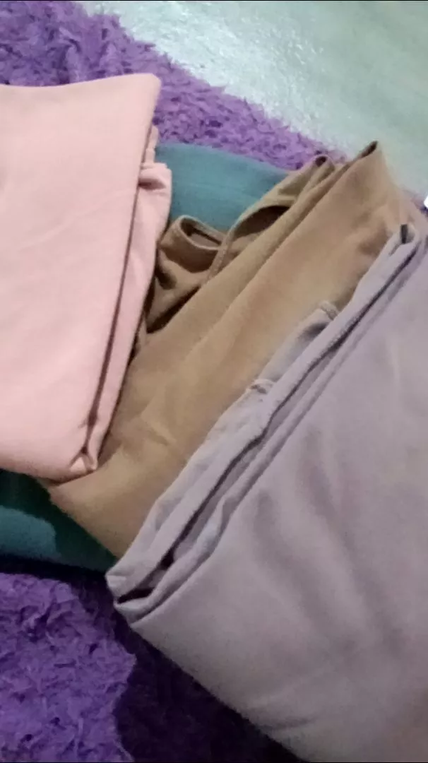 Pashmina Kaos Rayon Premium Adem Stretch 180x75 - Foto ulasan pembeli