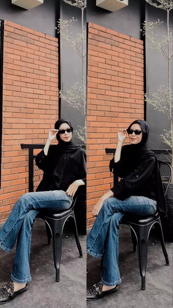 Pashmina Kaos Rayon Premium Korean Hijab 180x70 - Foto ulasan pembeli