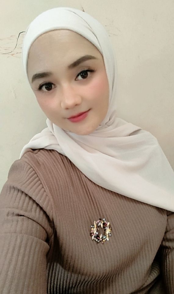 Pashmina Inner 2in1 Ceruty Babydoll By R2 - Foto ulasan pembeli