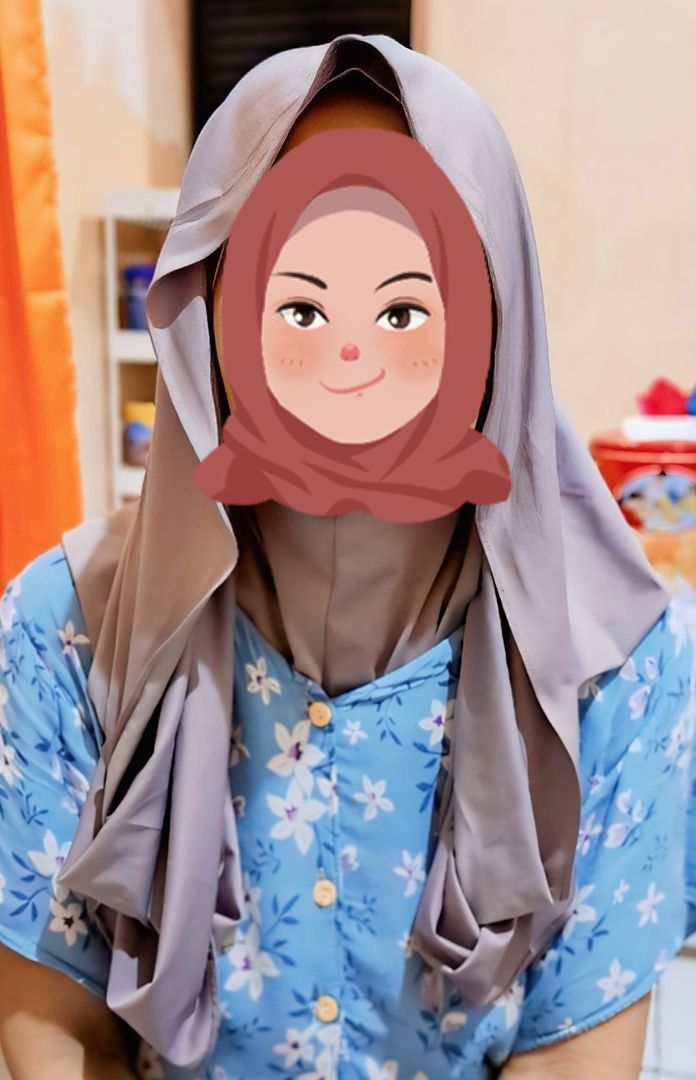 Pashmina Inner Kancing/Pasmina Rapunzel Kancing Menutup Leher Jersey Premium - Foto ulasan pembeli
