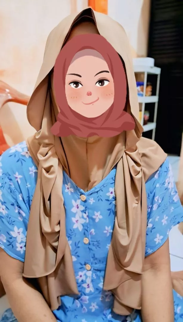 Pashmina Inner Kancing/Pasmina Rapunzel Kancing Menutup Leher Jersey Premium - Foto ulasan pembeli