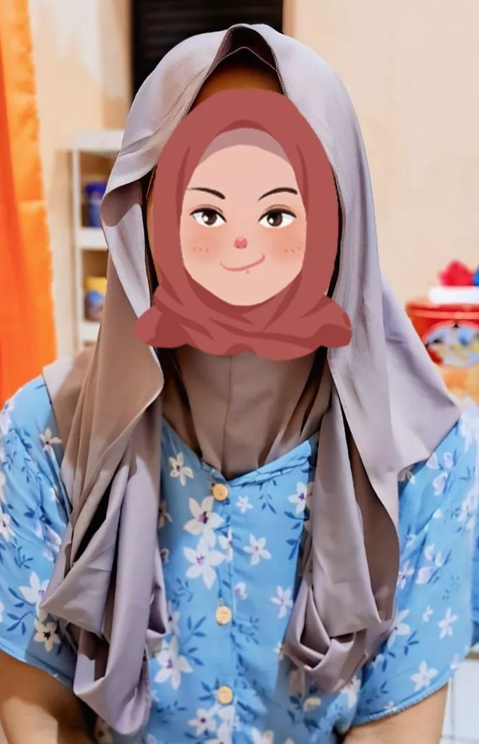 Pashmina Inner Kancing/Pasmina Rapunzel Kancing Menutup Leher Jersey Premium - Foto ulasan pembeli