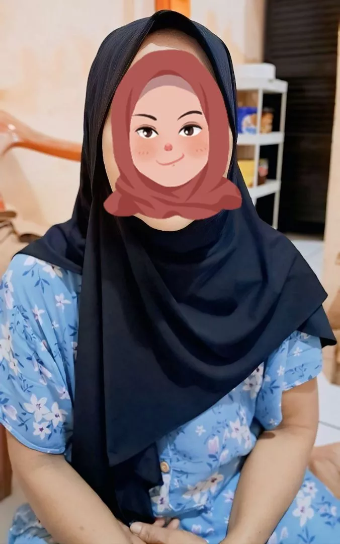 Pashmina Inner Kancing/Pasmina Rapunzel Kancing Menutup Leher Jersey Premium - Foto ulasan pembeli