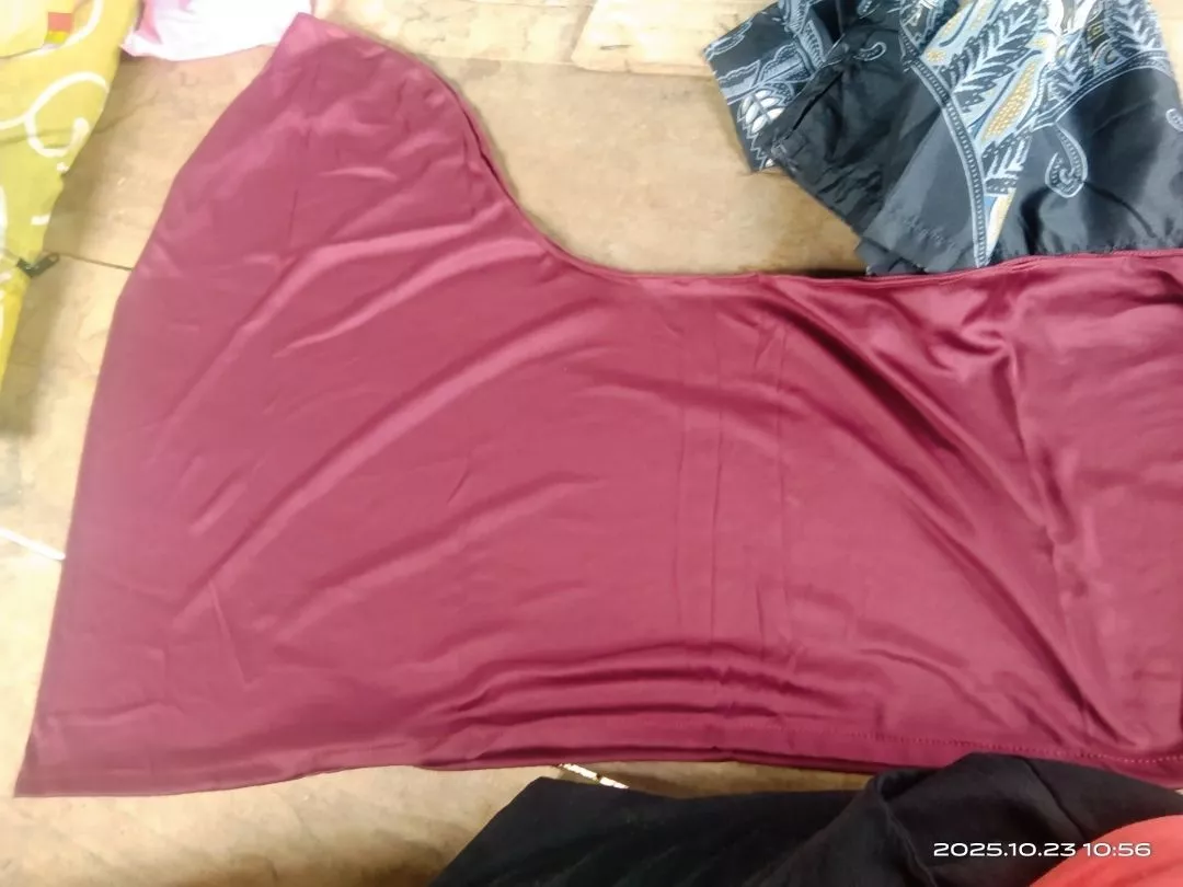 Pashmina Instan Oval Jersey Lembut Kekinian - Foto ulasan pembeli