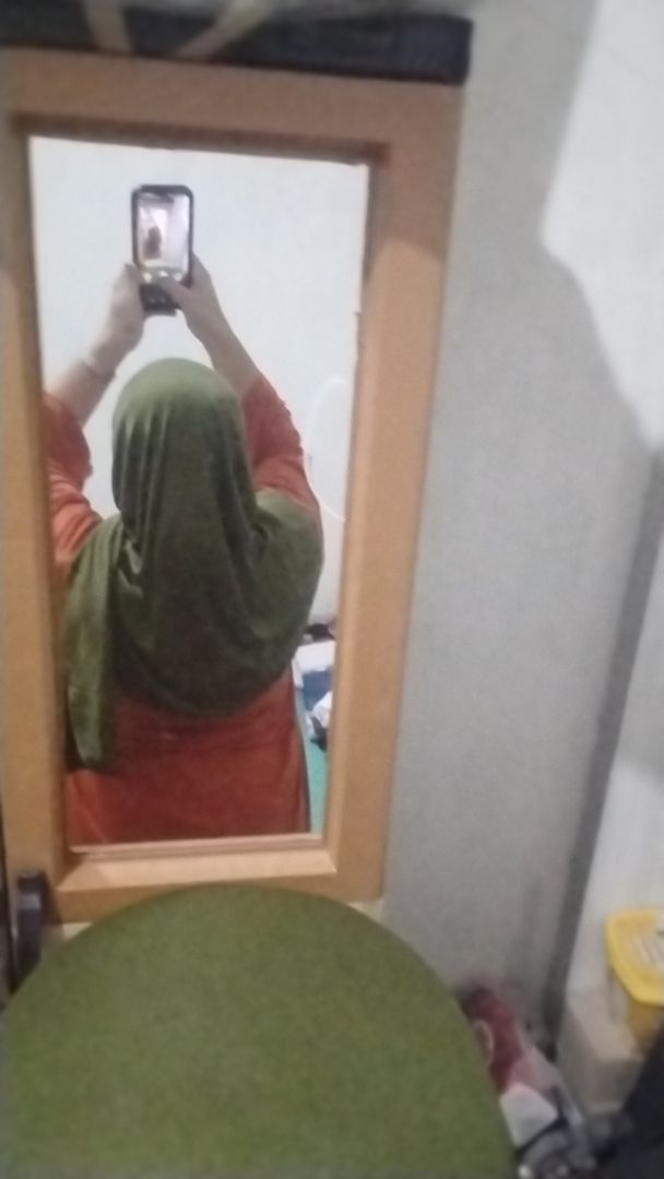 Pashmina Instan Oval Jersey Lembut Kekinian - Foto ulasan pembeli