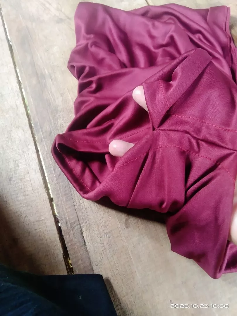 Pashmina Instan Oval Jersey Lembut Kekinian - Foto ulasan pembeli
