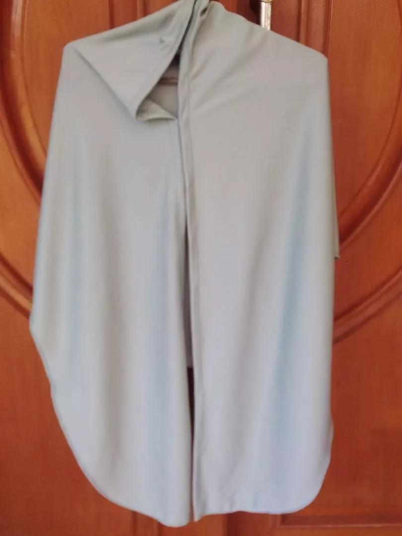 Pashmina Instan Oval Jersey Lembut Kekinian - Foto ulasan pembeli