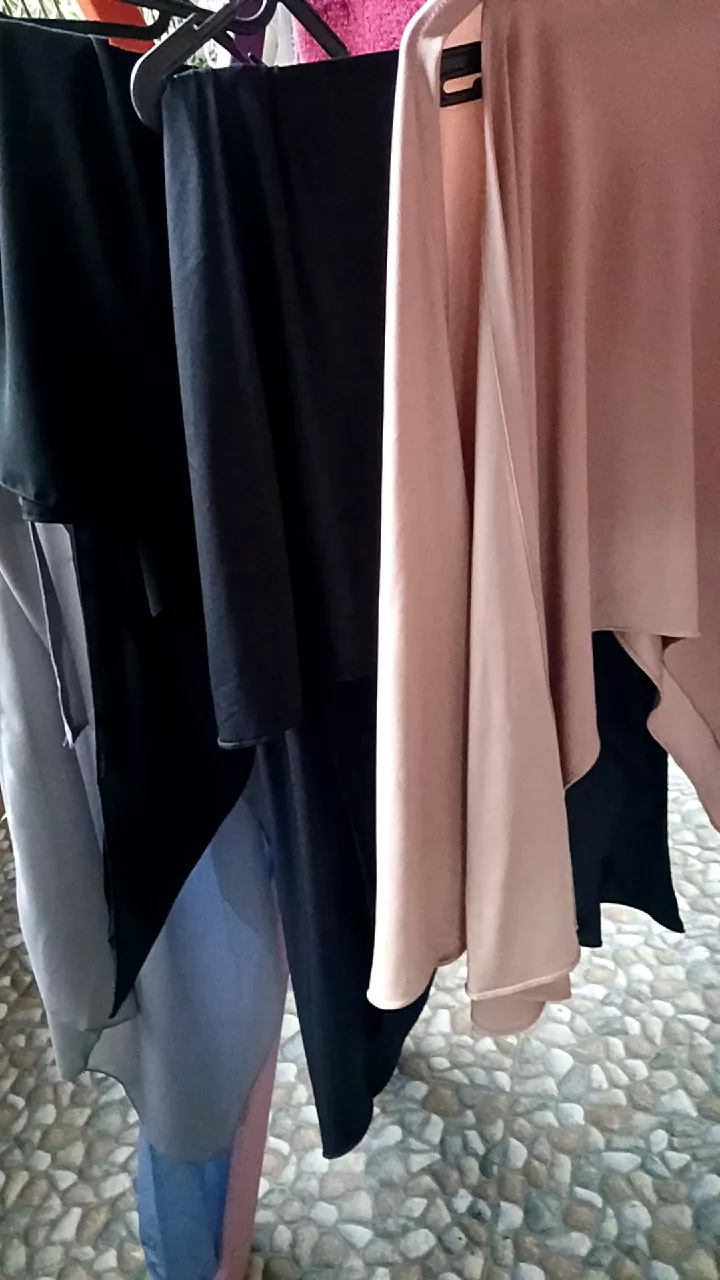 Pashmina Instan Oval Jersey Premium/Pasmina Oval Instan Jersey - Foto ulasan pembeli