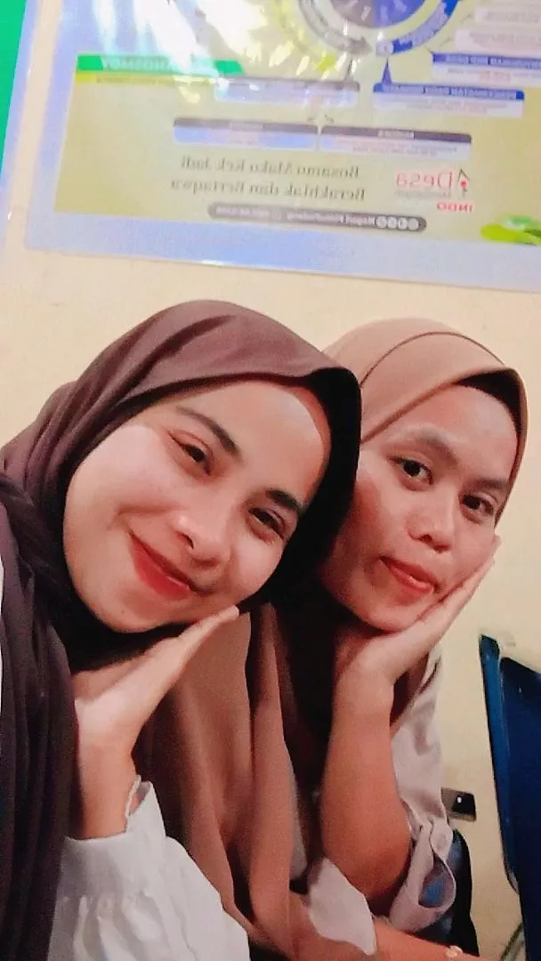 Pashmina Instan Inner Spandex Oval Tebal - Foto ulasan pembeli