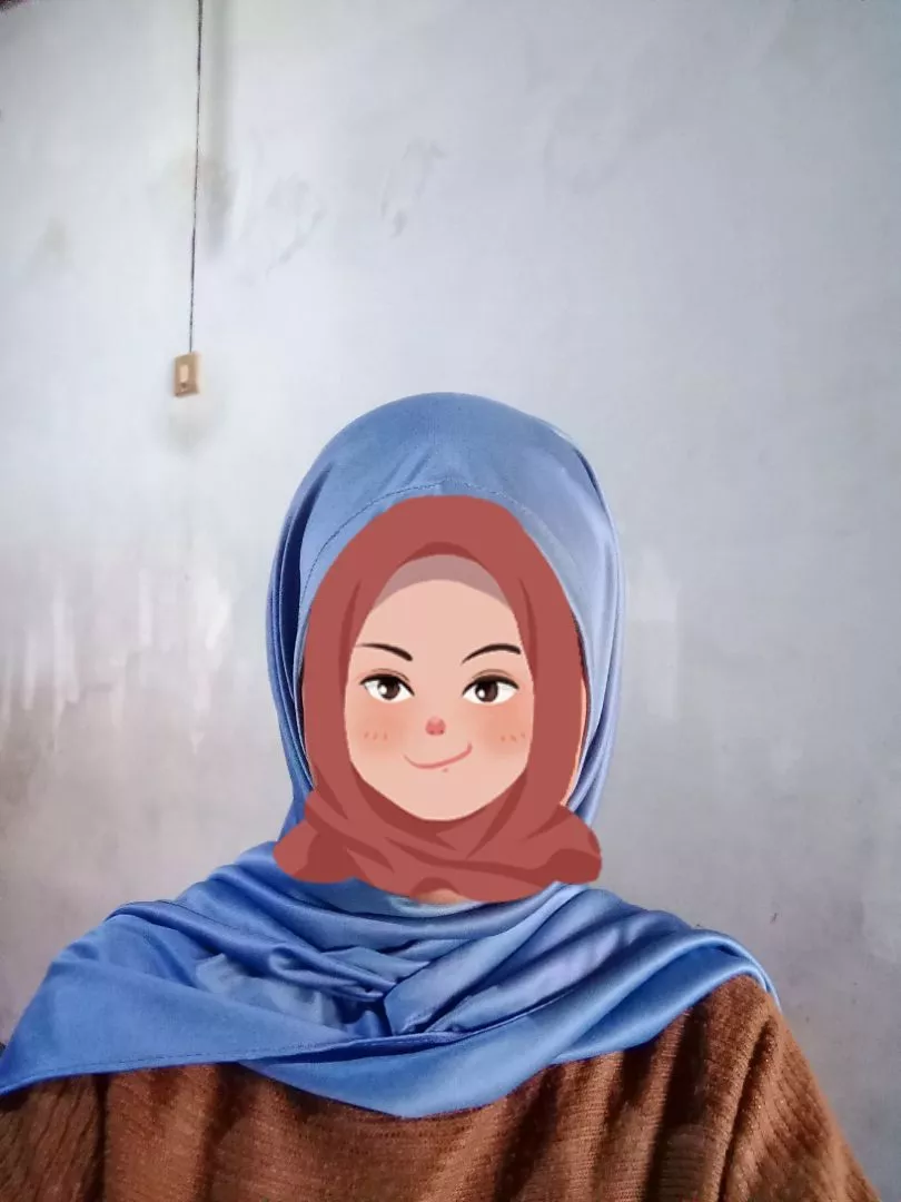 Pashmina Oval 2in1 Jahit Dagu Simple Stylish - Foto ulasan pembeli