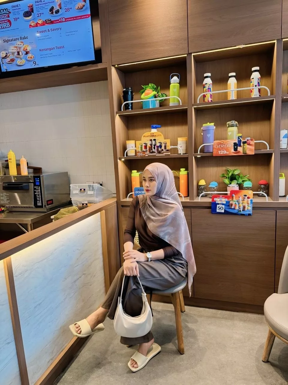 Pashmina Motif Series Printing Sublime | Jilbab Hijab Instan Ceruty Babydoll | Kerudung Syal Pashmina Motif - Foto ulasan pembeli