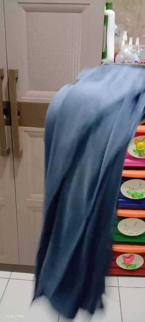 Pashmina Mleyot / Jilbab Pashmina Murah / Pasmina Tebal - Foto ulasan pembeli