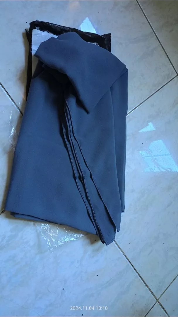 Pashmina Syar'i Jumbo Ceruty Babydoll Premium - Foto ulasan pembeli