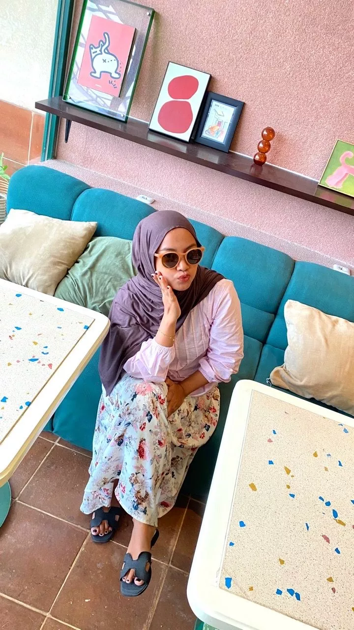 Pashmina Rayon Tencel Adem Elegant Casual - Foto ulasan pembeli