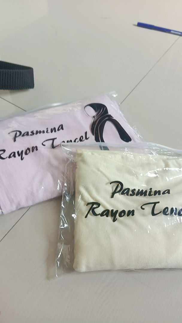 Pashmina Tencel Rayon Premium || Pashmina Tencel shawl rayon - Foto ulasan pembeli