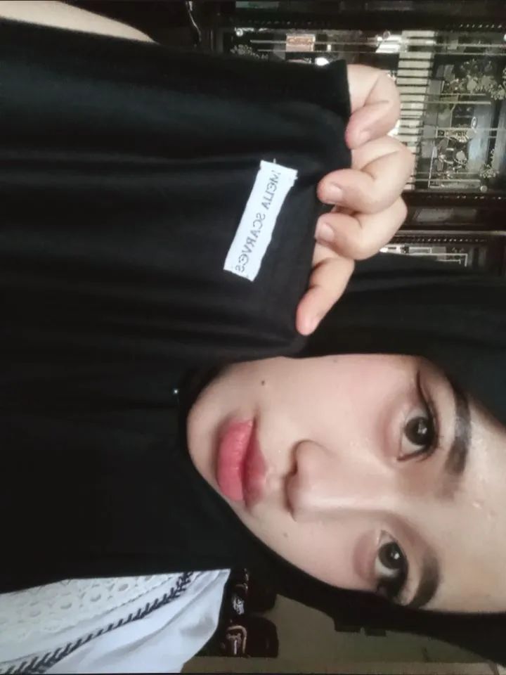 Pasmina Kaos Rayon Super Premium (Free Pouch) - foto 9 dari 10