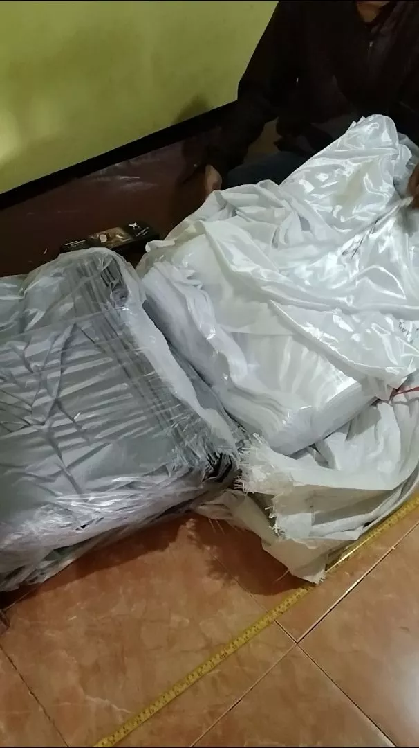 Per Ball Kain Abutai Dekorasi Tenda Dekor pernikahan - Foto ulasan pembeli