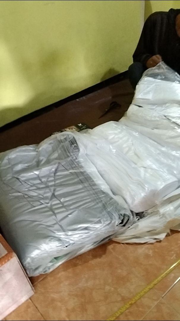 Per Ball Kain Abutai Dekorasi Tenda Dekor pernikahan - Foto ulasan pembeli