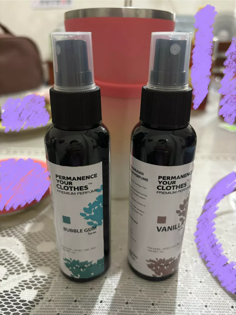 Permanence Your Clothes - Parfum Sepatu Jaket Tas Helm Pembersih Sepatu Anti Bakteri - Perawatan Shoe Parfume Refresher Denim 100ML - Foto ulasan pembeli