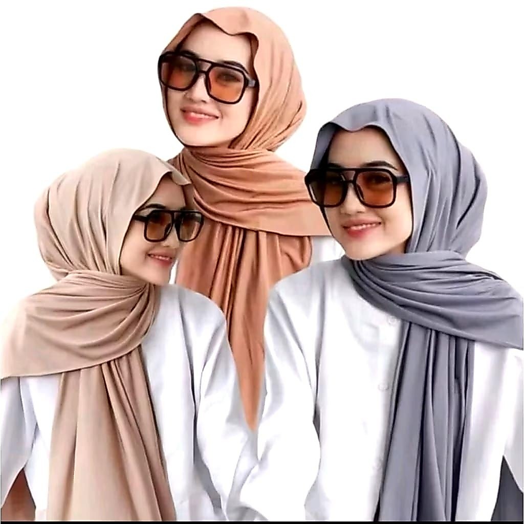 PHASMINA KAOS HYGET HIJAB MURAH TERLARIS FASHION MUSLIM JILBAB TRENDY - foto 1 dari 10
