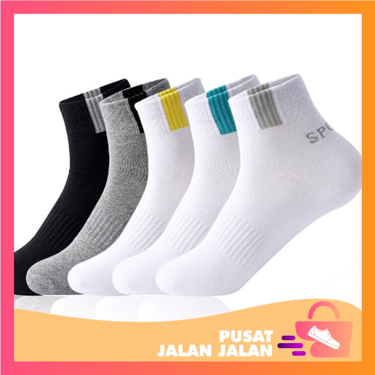 PJJ Kaos Kaki Olahraga Tebal Murah Pria Wanita - foto 1 dari 10