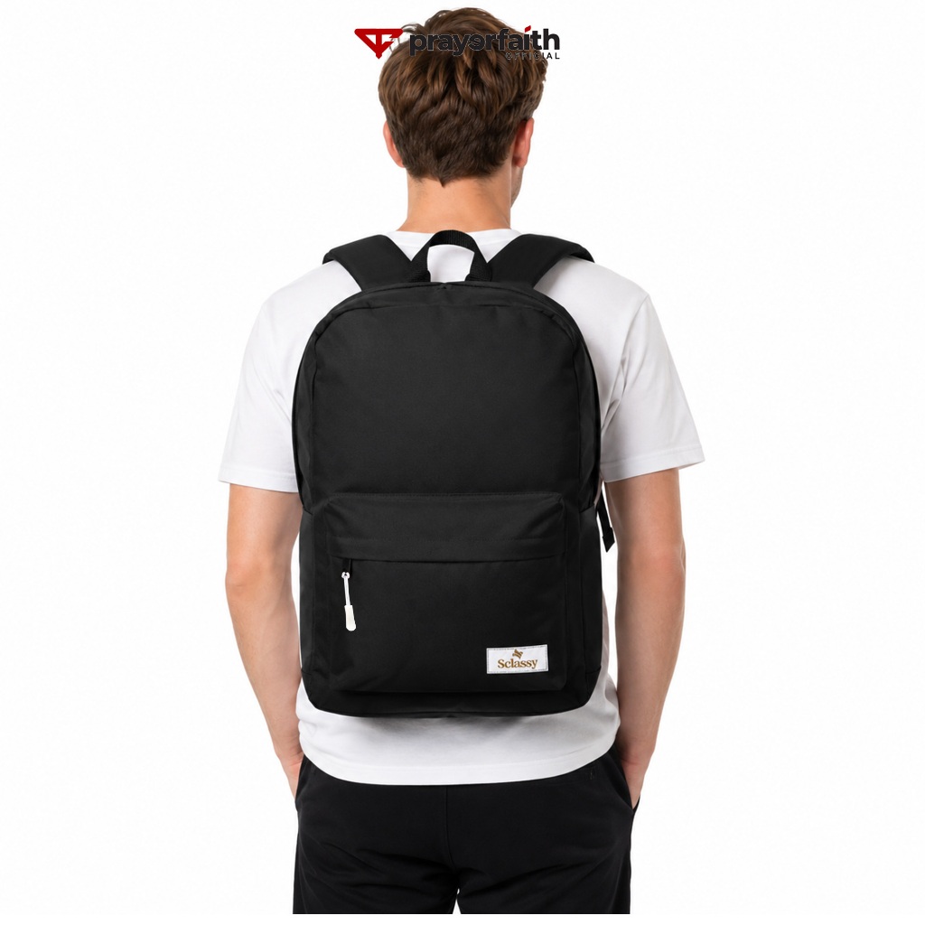 PRAYERFAITH - Tas Ransel Premium Unisex Ringan Awet Anti Sobek untuk Sekolah Kuliah Kerja - foto 2 dari 10, danielazwar