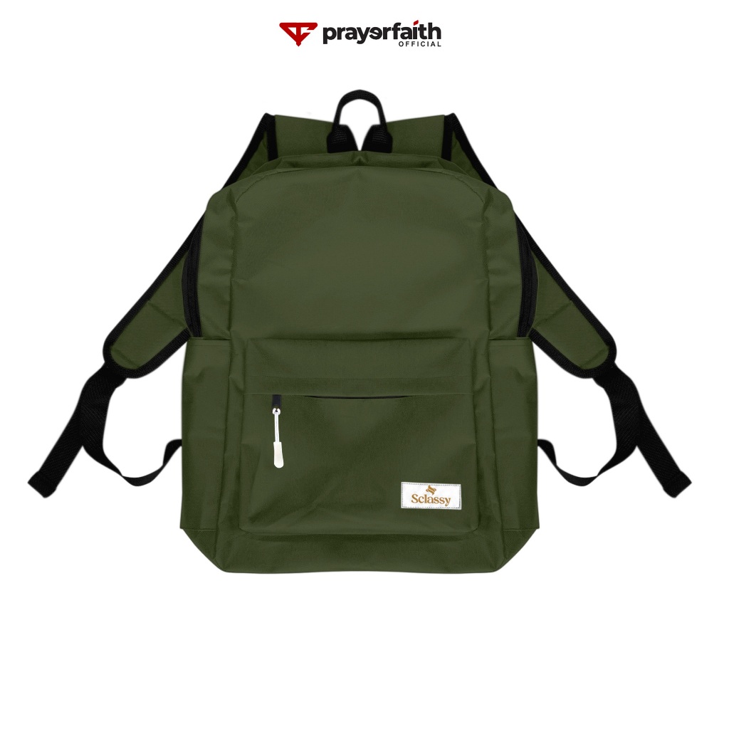 PRAYERFAITH - Tas Ransel Pria Wanita Premium Original Fashionable, Ringan & Kapasitas Besar - foto 5 dari 10, mochajans