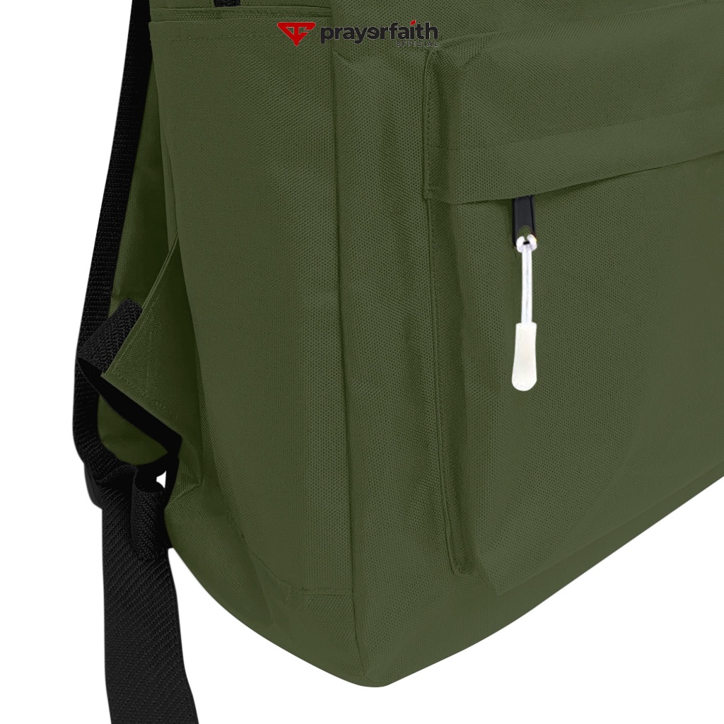 PRAYERFAITH - Tas Ransel Pria Wanita Premium Original Fashionable, Ringan & Kapasitas Besar - foto 8 dari 10, mochajans